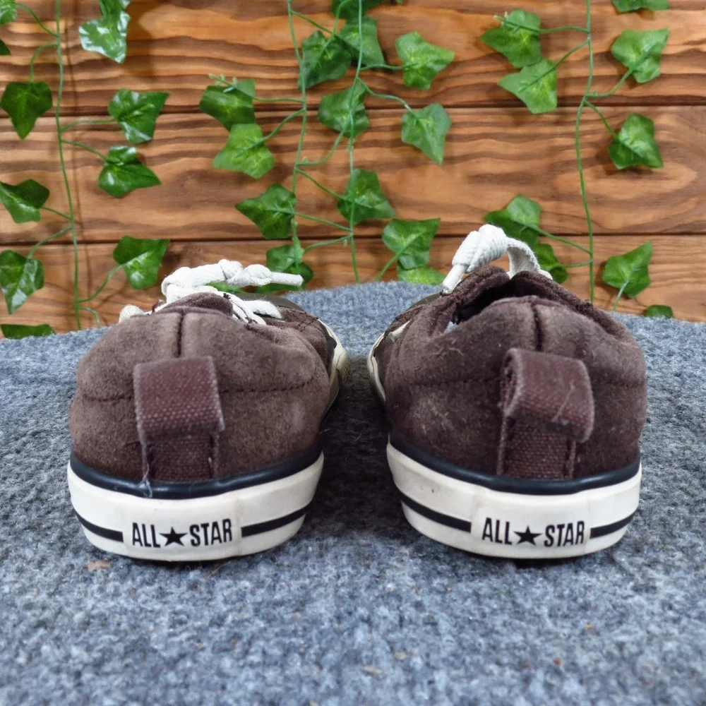 Converse Chuck Taylor All Star Infants Low Top Sneaker Size 7 Casual Brown Suede